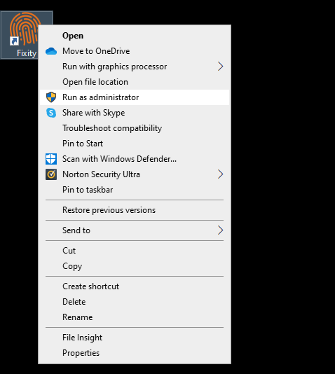 Schedule scan window screenshot